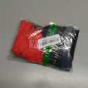 SUUKSESS Women 2 Piece Thong Bodysuit Sexy V Neck Backless Sleeveless Tank Tops Body Suits (Black & Red, S)