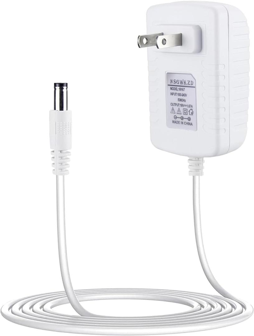 30W Power Cord Replacement for Echo (4th Gen/3rd Gen), Echo Show 10, Alexa Show 21, Show 15, Echo Show 8 Charger Adapter Cable 6.6 FT