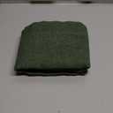 DriftAway Linen Textured Curtain Valances for Windows Light Filtering 3 Inch Rod Pocket Farmhouse Country Rustic Kitchen Valances for Bedroom Living Room Bathroom 14 inch Length Green