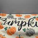Fall Welcome Mat Hey There Pumpkin Door Hey There Doormat for Indoor Outdoor Entrance Mats Halloween 31"x47"