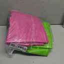 Shappy 2 Pack 36'' 40'' 47'' Snow Tube Inflatable Snow Sleds Heavy Duty Sleds Adults for Winter Outdoor Sports Toboggan with Handles Thickened Bottom (Purple, Green)