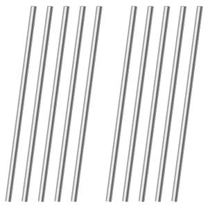 3mm x 300mm 304 Stainless Steel Rods, Metal Solid Shaft Round Rod Bar Stock Metal Stick for Industry, Decoration, DIY Craft Model Car Helicopter Airplane Ship Boat, 10 PCS