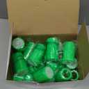 Jenaai 50 Pcs Mini Air Horn 3 Inch Noisemakers for Sporting Events Fun Stadium Loud Noise Maker Blow Horn Noise Whistle with Lanyard for Birthday Party Celebrations Goodie Bag(Green)