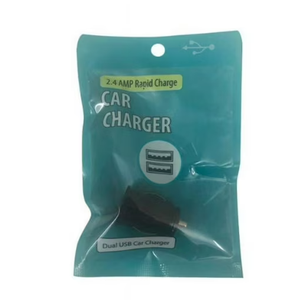 Kole Imports DA323-12 2.4 Amp Dual Port USB Car Charger - Pack of 2