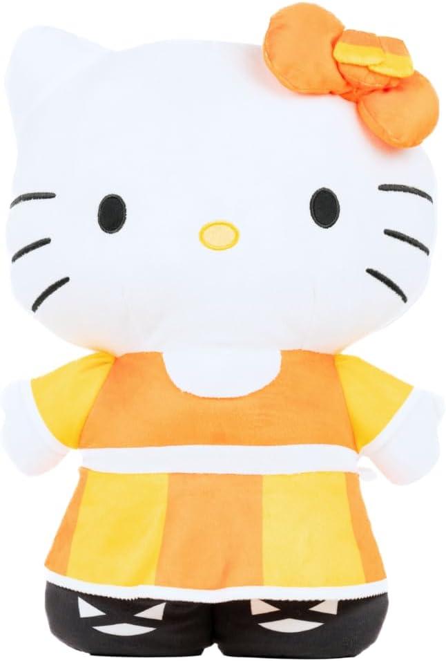Hello Kitty Halloween Candy Corn Bedding Super Soft Cozy Decorative Cuddle Pillow, (Officially Licensed Product) by Franco Collectibles
