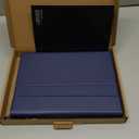 EVEO 10.2'' iPad 9th Generation Case with Keyboard (2021), Built-in Pencil Holder - iPad Case 9th Generation/8th Gen/7th  Dark Blue