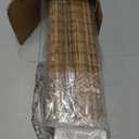 UNISHADES Cordless Bamboo Roman Shades for Windows, Blinds Size (36" W 64" H) Colour (Highfield Teak)
