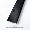 10Pcs Aluminum T Molding Floor Transition Strip, 48In Aluminum T Molding Trim, Floor Strip Floor Flat Divider Strip for Joining Floor Gaps, Threshold, Floor Tiles (Black, 4ft x 1.57in 10Pcs)
