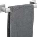 Towel Bar for Bathroom 12 Inch Brushed Nickel Towel Holder 12/16/20/24/28/32/36 Inch Stainless Steel SUS304 Rustproof Towel Rack Modern Square Towel Rod for Bathroom Wall (1, Brushed Nickel, 12 Inch)