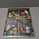 DIYASY 8 Set Christmas Scratch Crafts Arts Paper, Xmas Coloring Crafts Gifts for Kids Scratch Party Favors Winter Holiday Gifts DIY Classroom Prizes