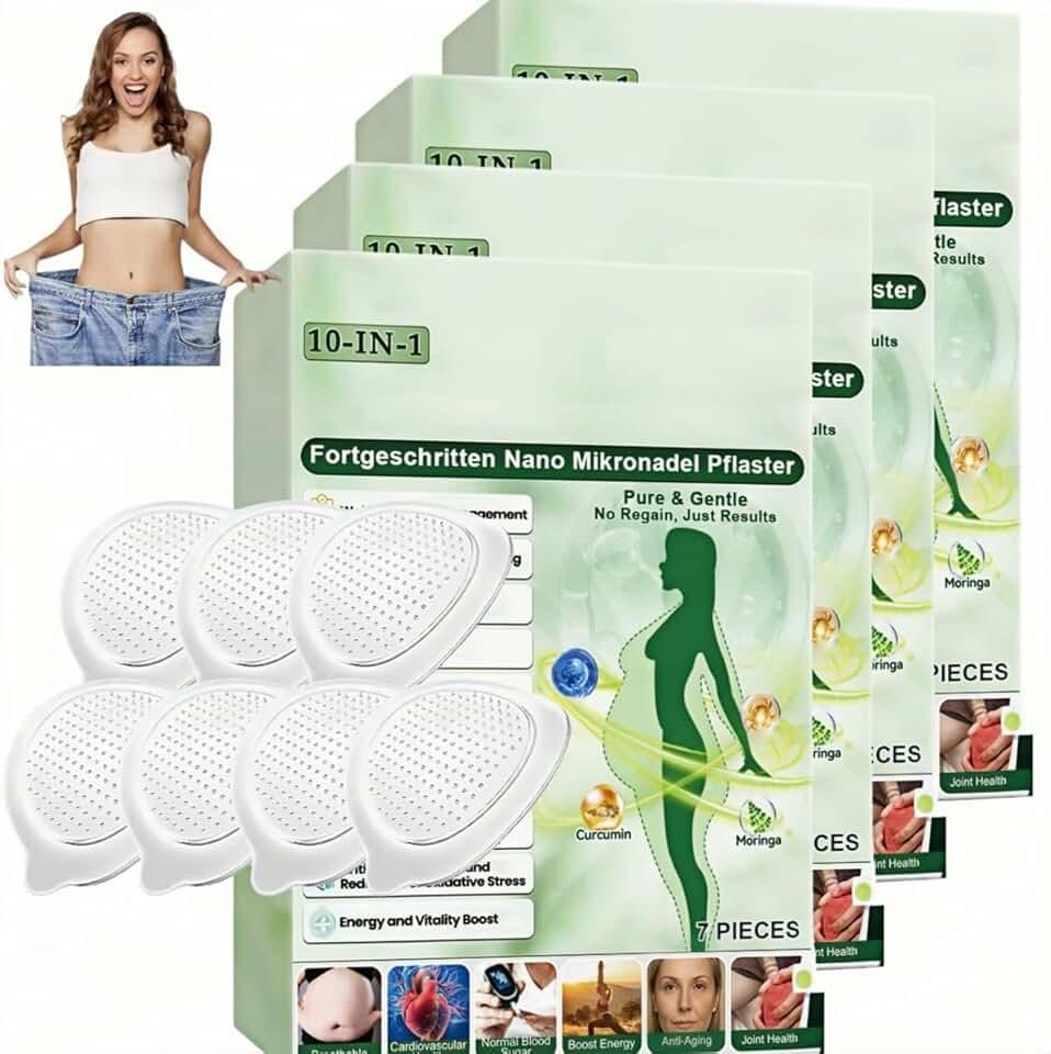 Moringa Berberine Patch 2026 New Berberine X Nad Patches Natural Patches for Women and Men Suitable for All Skin Types (4 BOX)
