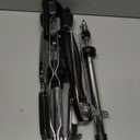 RANMING Hi-Hat Stand for Cymbals Heavy-Duty 28mm Construction Professional Foldable Hi-Hat Stand Double Braced 3-Leg Design Height Adjustable Long Footboard Pedal for Drummer and Beginner