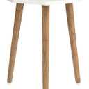 JFY Designs Wooden Side Table 16" D x 16" W x 18" H - End Table & Accent Tables for Living Room & Bedroom, Versatile Nightstand Sofa Table, Small Accent Furniture for Home Decor