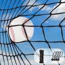 Storgem Baseball Softball Backstop Nets, Sports Netting, Sports Barrier Netting, Heavy Duty Sports Nets Netting Knotless for Playing Field, Backyard or Garage