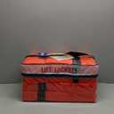 Absolute Outdoor Kent Clear Storage Bag with Type II Life Jackets, 4 Each (Adult, Orange)