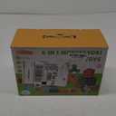 6-in-1 Montessori Baby Toys 0-6 6-12 Months, Infant Teething Toys Soft Stacking Blocks Rings Shape Sorter Sensory Fidget Spinners for Toddler 1-3, Christmas Stocking Stuffers for Girls Boys