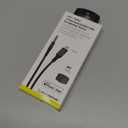 Scosche i3AUXB4SG-SP MFi Certified Hookup Premium Lightning to AUX Braided Audio Cable, 4 Feet, Space Gray (Black)