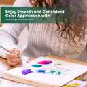 MyArtscape Watercolor Paint Set - 24 x 12ml Tubes - Lightfast - Vibrant Colors - Excellent Transparency - Kit for Vivid Watercolors Painting - Professional Artist Paint Supplies (9.6 Fl Oz (Pack of 1))