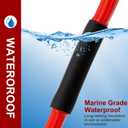 Chanzon 3:1 Ratio 3/4" (19.1mm) Heat Shrink Tubing - Marine Grade Waterproof Adhesive Lined - 4Ft Roll (1.22M Total Length) Clear/Transparent Polyolefin Sleeving Wrap Shrinking 3 to 1 Ratio 1pcs