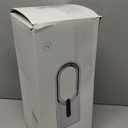 Desk Fan Bladeless, 11.8 Inch Office Fan Small, Quiet, 3 Speed Adjustment, Touch Control, Easy to Clean, Desk Fans Small Quiet, Ideal for Office, Living Room, Bedroom (White/Gold)