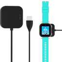 Charger Compatible with AT&T Amigo Jr Watch with 3.3 Feet Charger Cable (Black)
