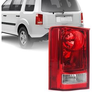 Huray Left Tail Light Assembly for Honda Pilot 2009-2015 [33500-SZA-A01] [With Blubs] OE Tail Lamp Replacement Driver Side