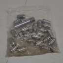 DPAccessories Chrome 7/16-20 Lug Nuts for Aftermarket Wheels - Closed End Spline Tuner - 34mm (1.35") Tall - Set of 24 - LCS3A1HC2CH04024 (24 Lug Nuts & 1 Tool for Aftermarket Wheels)