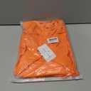 DAAWENXI Women's Sexy V Neck Ruched Button Down Clubwear Night Out Mini Club Dress (Orange, L)