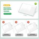 240350609 Glass Shelf Replacement for Frigidaire Shelf Replacement 17" x 24" for Kenmore Refrigerator Replacement Shelves Fridge Glass Shelf Replacement Parts (240350609)