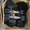 50 LBS Set, CAP Barbell Coated Dumbbell Weight