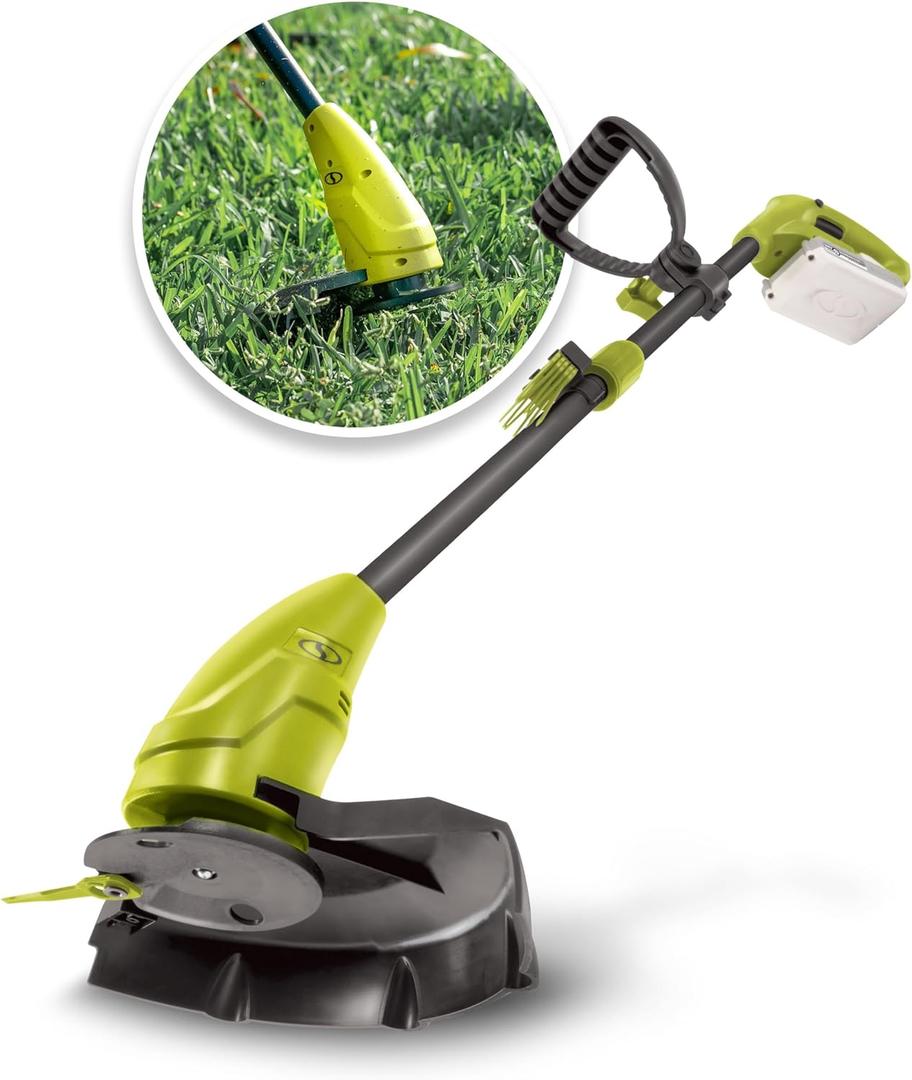 Sun Joe 24V-GT10-LTE 24-Volt IONMAX 10-inch Cordless Lightweight Stringless Grass Trimmer, Kit (w/ 2.0-Ah Battery + Charger)