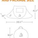 Hewolf 2 Person Pop Up Camping Tent,Instant Easy Setup,Waterproof,Automatic Family Tent for Camping,Hiking & Traveling
