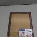 Hongkee 8x10 Picture Frame, Made of Real Glass and Wooden Frame, Horizontal and Vertical Display for Wall or Tabletop (Rustic Brown, 1 Pack)
