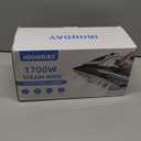 Steam Iron for Clothes 20s Fast Heat-up,1700W Iron with 14.07oz Large Water Tank,Non-Stick Ceramic Soleplate, Anti-Drip, Auto-Off, Burst Steam, Self-Cleaning, Ironing Clothes for Home, Grey