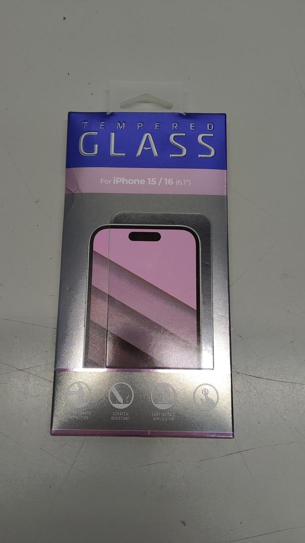 ZGEAR Tempered Glass Screen Protector designed for iPhone 15/16