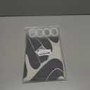 Kalmico Abstract Matisse Flower Shower Curtain 60Wx72L Inch Retro Vintage Aesthetic Minimalist Black Modern Bathroom Set Accessories Decor with 12 Pack Hooks