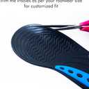 Dual Gel Insoles for Men & Women  Shoe Inserts for Foot Pain Relief, Cushioning & Memory Dual Gel Support Comfortable Insoles for Work Shoes (Size 610 US)