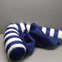 Big Joe Noodle Sling, No Inflation Needed, Pool Float with Armrests, Quick Draining Fabric, Cup Holder (Americana Nautical Stripe)