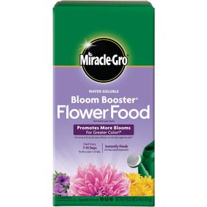 Miracle-Gro Water Soluble Bloom Booster Flower Food Fertilizer - 10-52-10 Formula for Annuals Perennials and Containers - Promotes Vibrant Flowers and Rich Color, 4 lbs. (EXP 05/18/33)