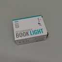 Vekkia 3000K Warm LED Rechargeable Book Light, Easy for Eyes, Clip on Reading Lights for Reading in Bed, Car & Travel, Lightweight Slim 2.1 oz. Perfect for Readers (Elegant White)