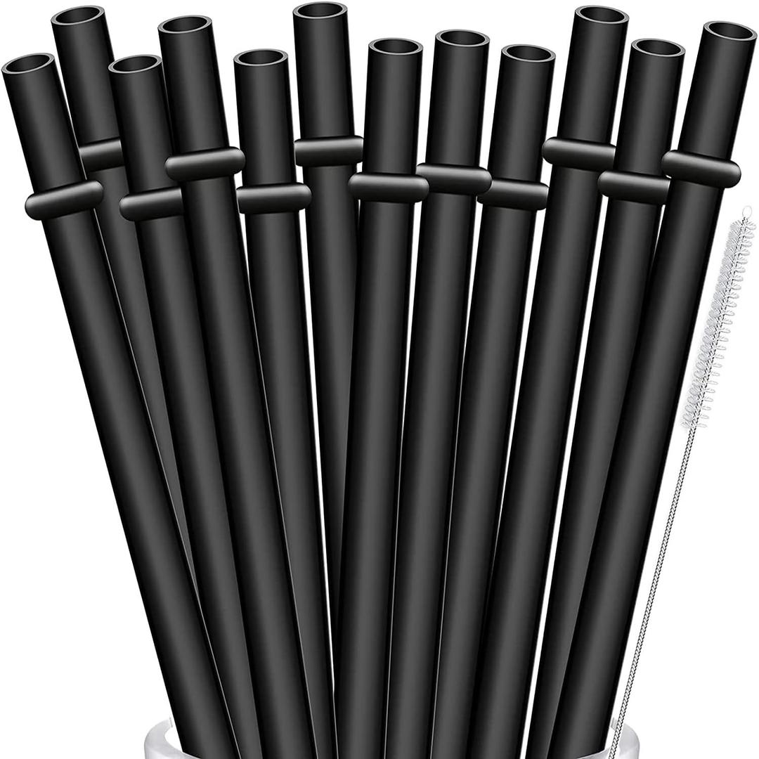 12 Reusable Straws + Straw Cleaner