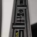 Battery Operated Wall Sconces with Remote Control, USB Rechargeable Wall Lights Wireless, Dimmable LED Wall Sconce Set of 2, 360 Rotation Adjustable Wall Decor for Living Room Bedroom, Black, 24 Inch