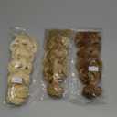 PH PandaHall 4 Colors Doll Hair Wig Long Curly Wig Mohair Hair Wefts Faux Hair Extensions Artificial Dolls Hair Figurine Wigs for DIY Craft Doll Hair Replacement Making Art Supplies 4.3-6.6 Inch Long