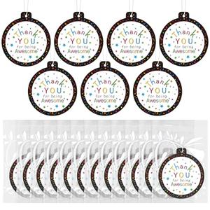 Sinload 12 Pack Employee Appreciation Administrative Day Gifts Thank You Fraser Cedar Hanging Ornaments Fir Scented Paper Fragrant Tablets Hanging Decor for Staff Coworker Nurses Thank You Gifts