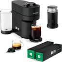 Nespresso Vertuo Pop+ Coffee and Espresso Maker by Breville, Samra Origins by The Weeknd, Aeroccino3 Milk Frother and Togetherness Blend, Double Espresso, Light Roast, 20-Count Coffee Pods