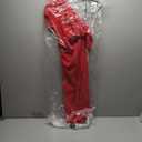 Siena Women's Scuba Stretch Off The Shoulder Midi Dress (0, Red)