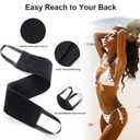 3 in 1 Self Tanning Mitts Self Tanner Mitt Applicator Kit - Tanning Glove for Self Tan Mitt, Tanning Brush for Self Tan Back Tanning Applicator Kabuki Body Brush Self Tanner Back