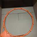 Basketball Rim, Regulation Size 18" & Durable Solid Steel with Polyester Net-Door and Wall Mount for Indoor Outdoor Use