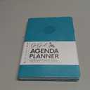 GoGirl Planner Agenda  Colorful Undated Monthly & Weekly Organizer for Women, Journal for Time Management & Productivity (Turquoise) (A5 (5.8'' x 8.3''))