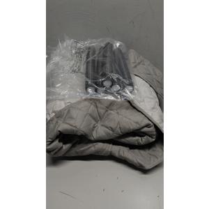 Easy-Going Reversible Couch Cover for 3 Cushion Couch Sofa Cover for Dogs Water Resistant Furniture Protector Cover with Foam Sticks Elastic Straps for Pet Cat (Sofa, Gray/Light Gray)